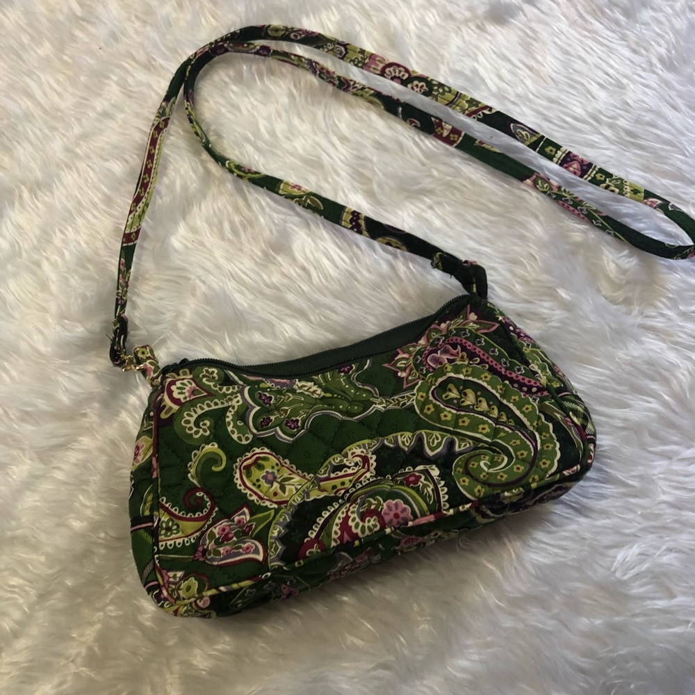 Vera Bradley Shoulder Bag. Green purse.